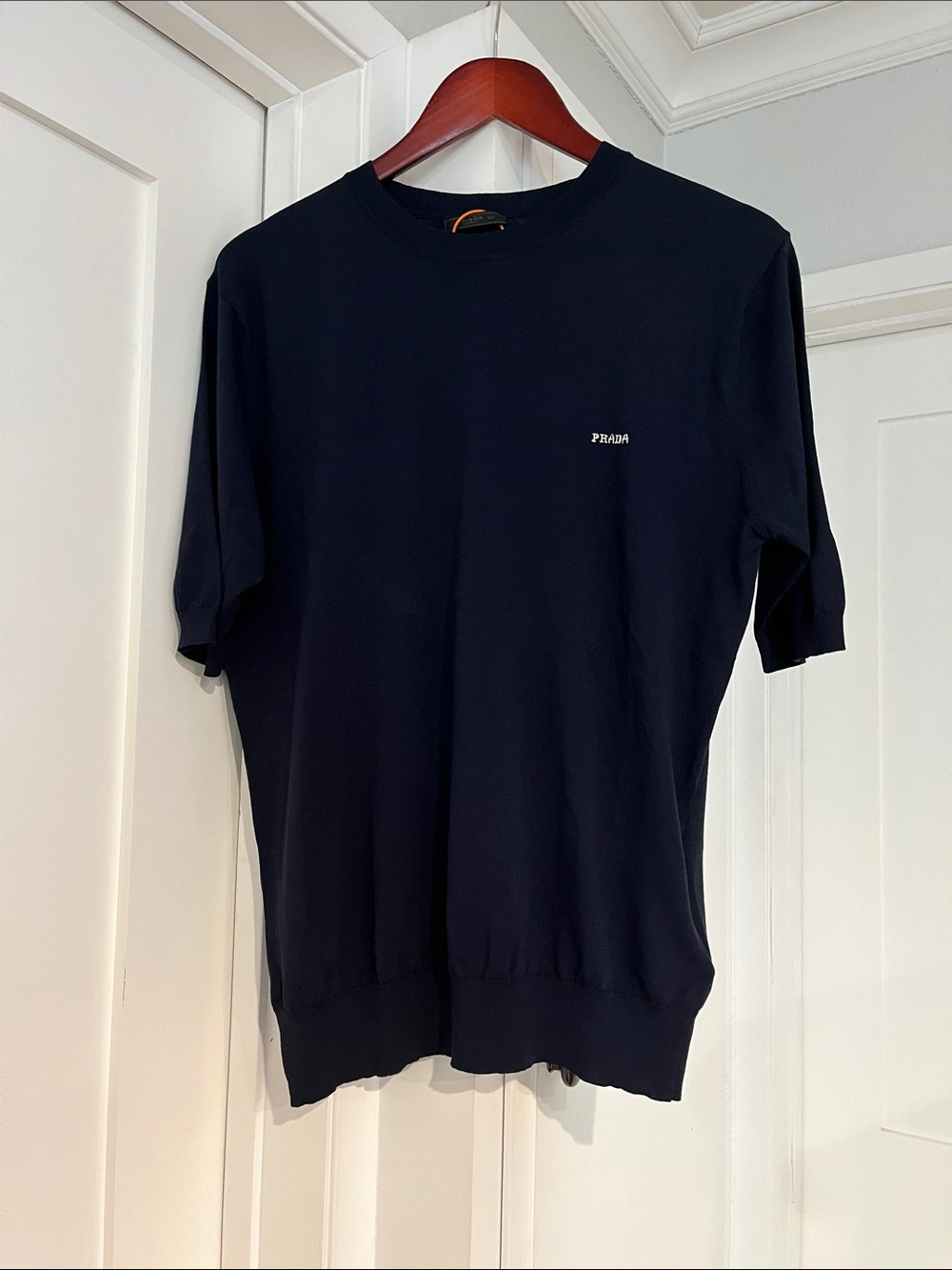 Navy Short Sleeve Knit Shirt